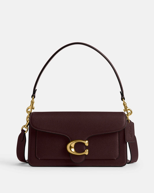 Tabby Shoulder Bag 26 in  BURGUNDY
