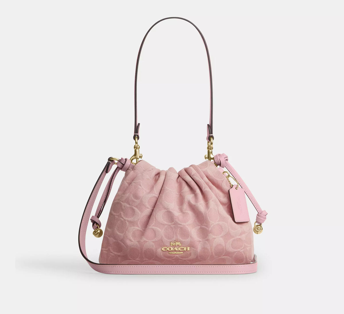 Coach Faye Drawstring Bag - Signature Denim