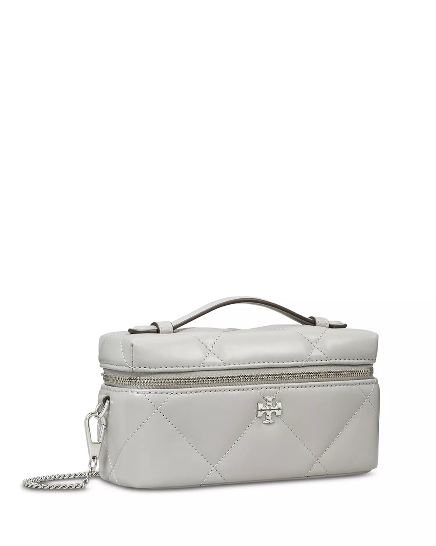 Tory Burch Kira Diamond Quilted Charm East-West Vanity Case