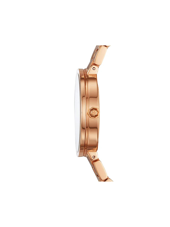 Tory Burch TBW4028 Reva Rose Gold-Tone Stainless Steel Watch