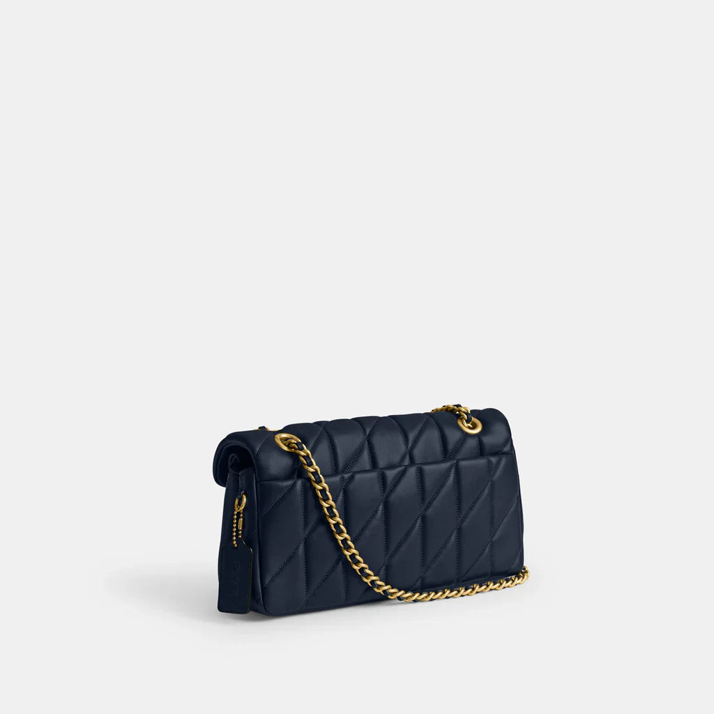 Coach Quilted Tabby 26 Shoulder Bag in Blue