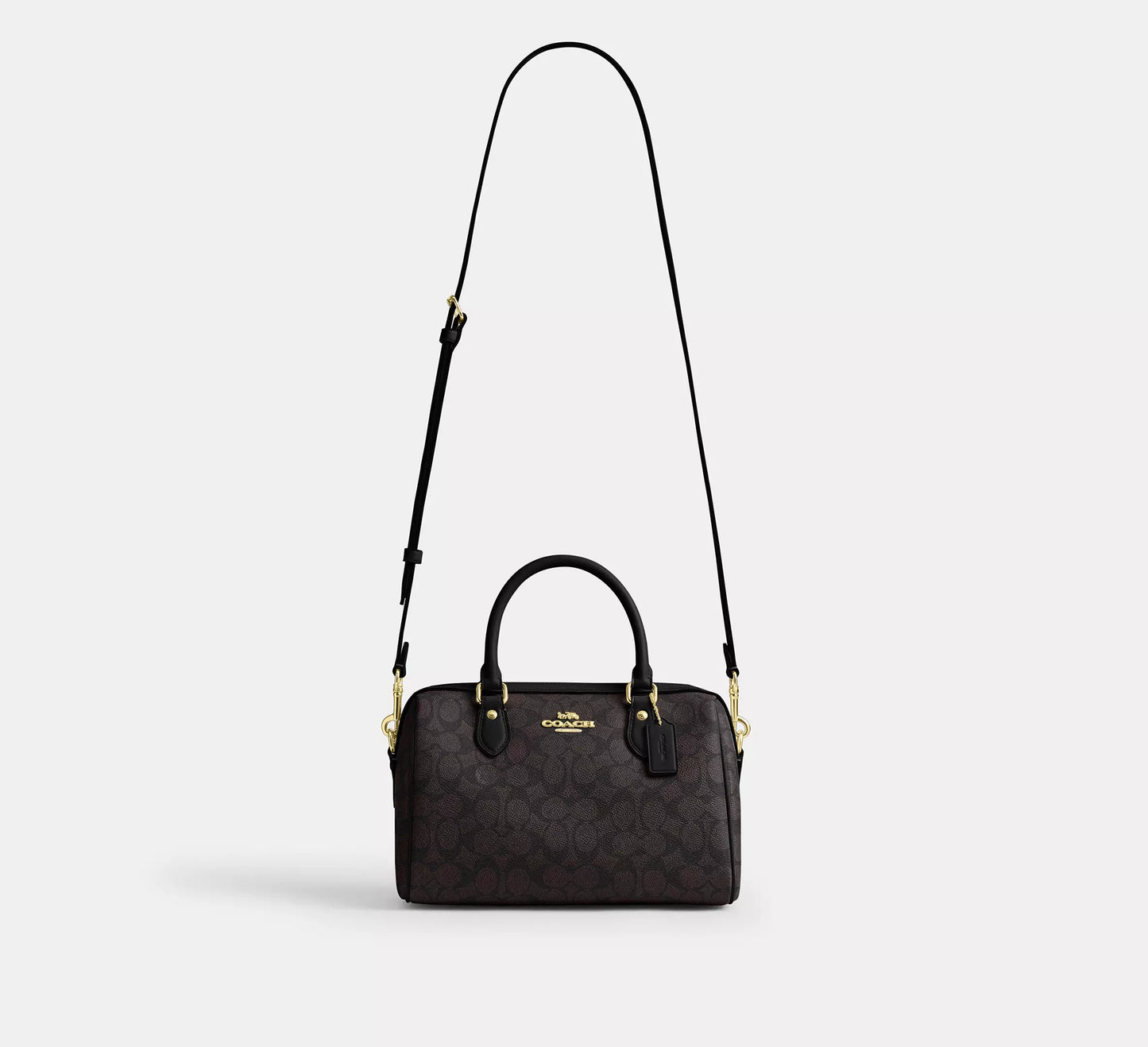 Coach Rowan Satchel Bag In Signature Canvas