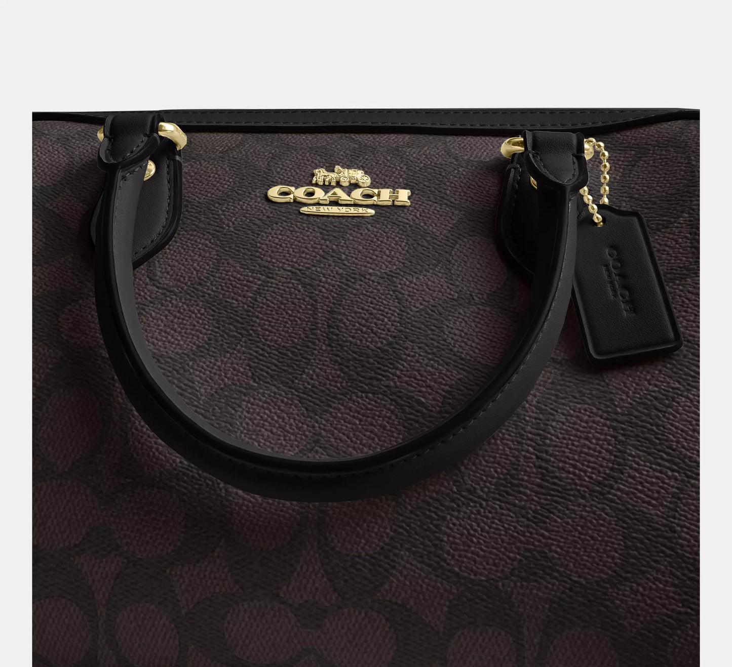 Coach Rowan Satchel Bag In Signature Canvas