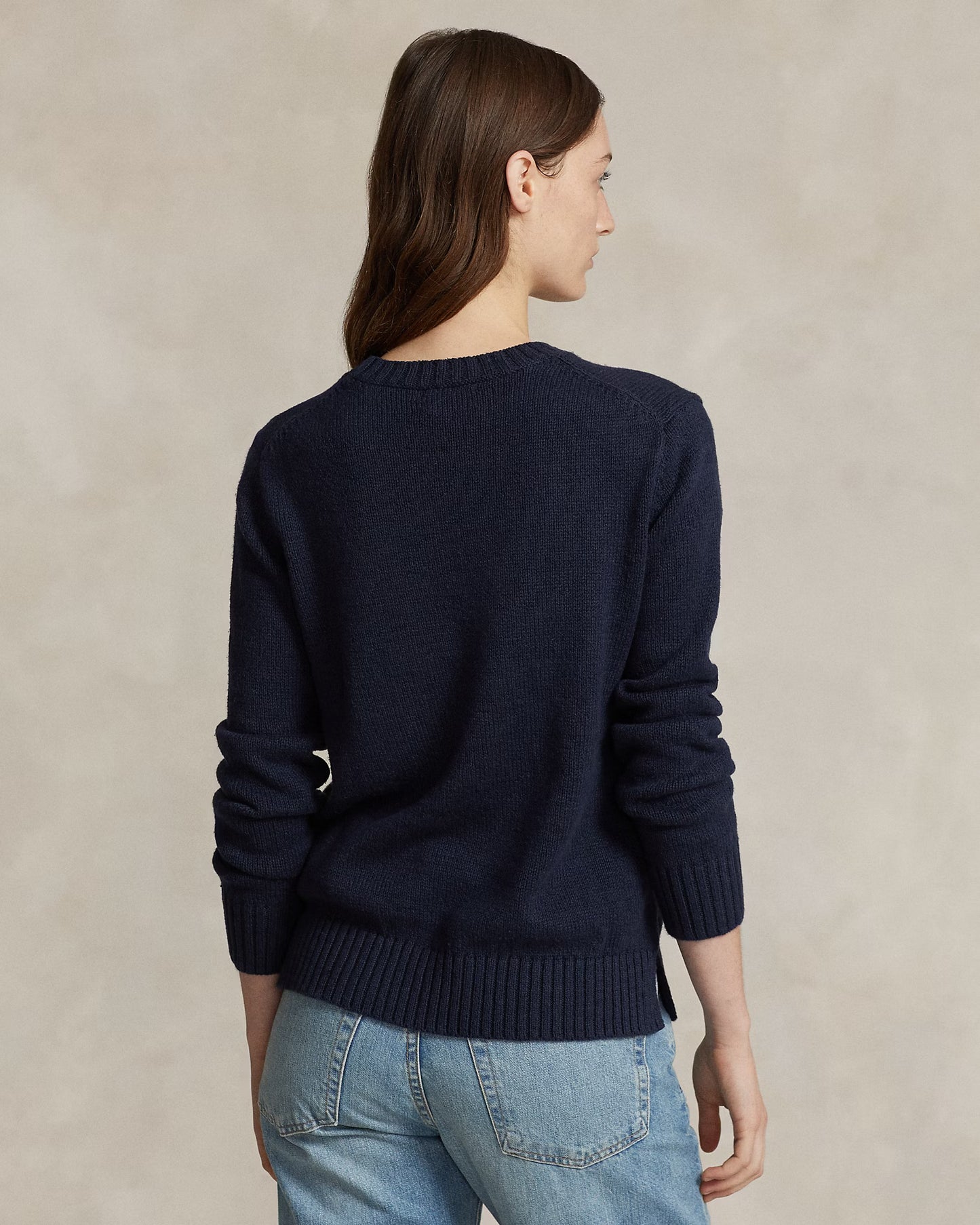 Polo Ralph Lauren Bear Cotton-Linen Jumper