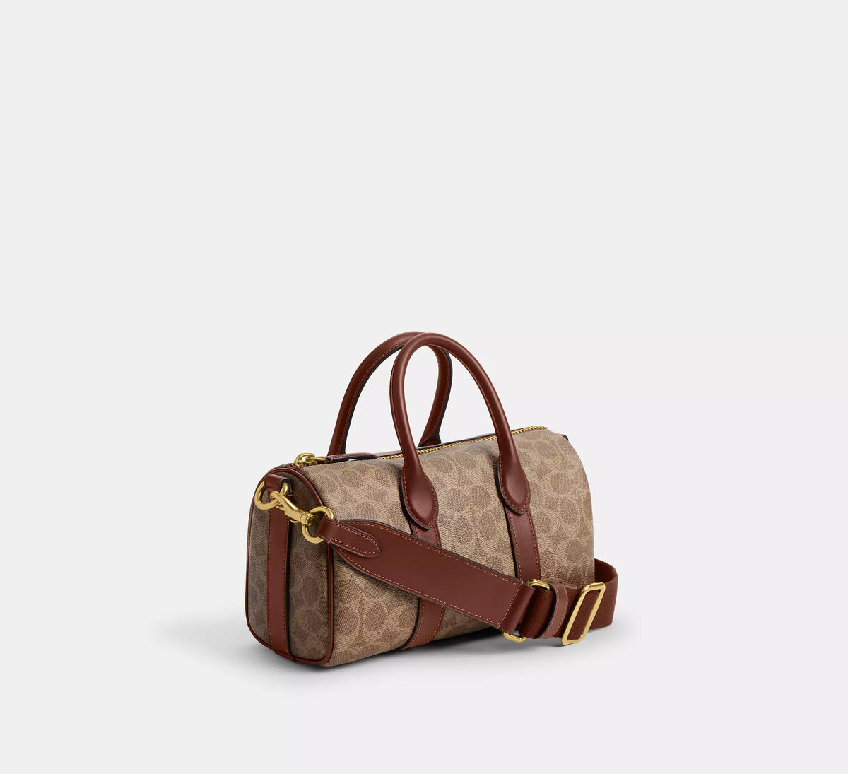 Coach Compass Bag 25 In Signature Canvas
