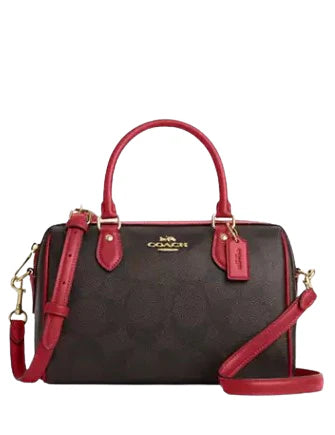 Coach Rowan Satchel In Signature Canvas