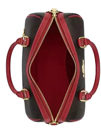 Coach Rowan Satchel In Signature Canvas