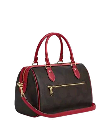 Coach Rowan Satchel In Signature Canvas