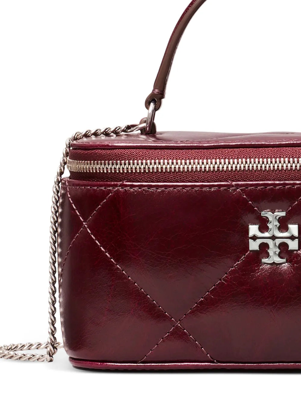 Tory Burch Kira quilted top-handle mini bag