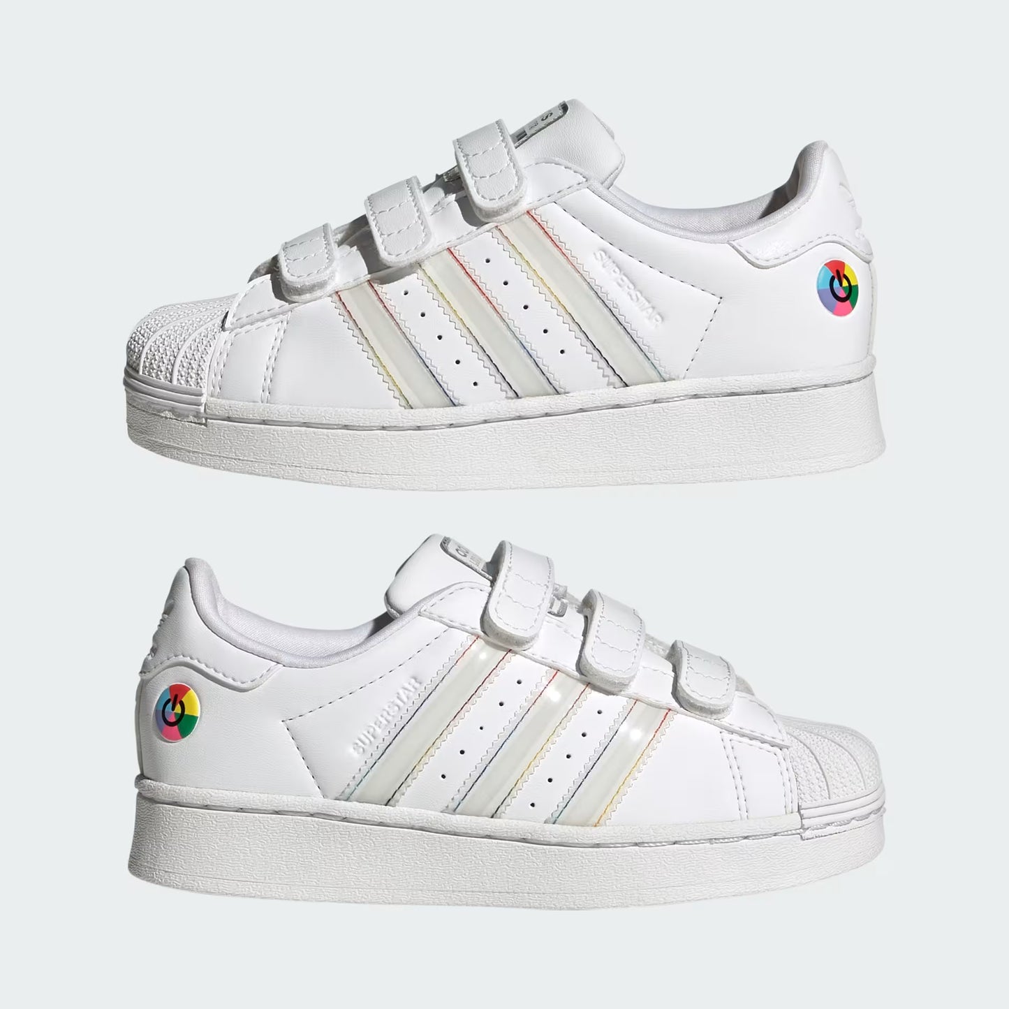 ADIDAS Kid Superstar LED Lights Comfort Closure Shoes