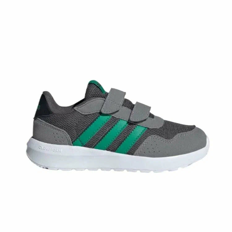 Adidas Run 60s Children's Shoes in grey and green