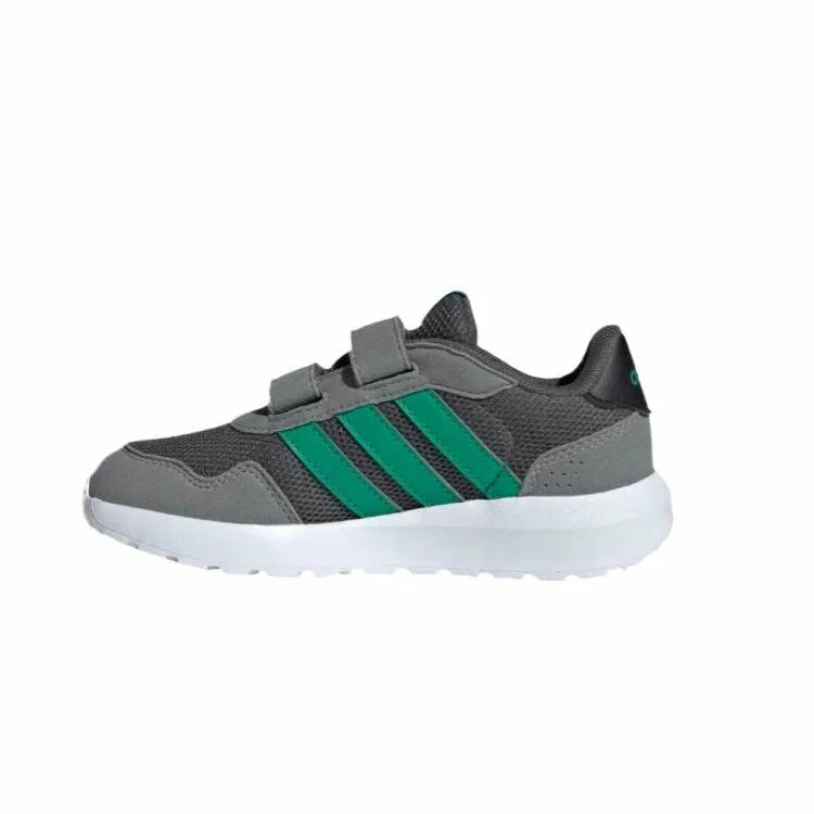 Adidas Run 60s Children's Shoes in grey and green