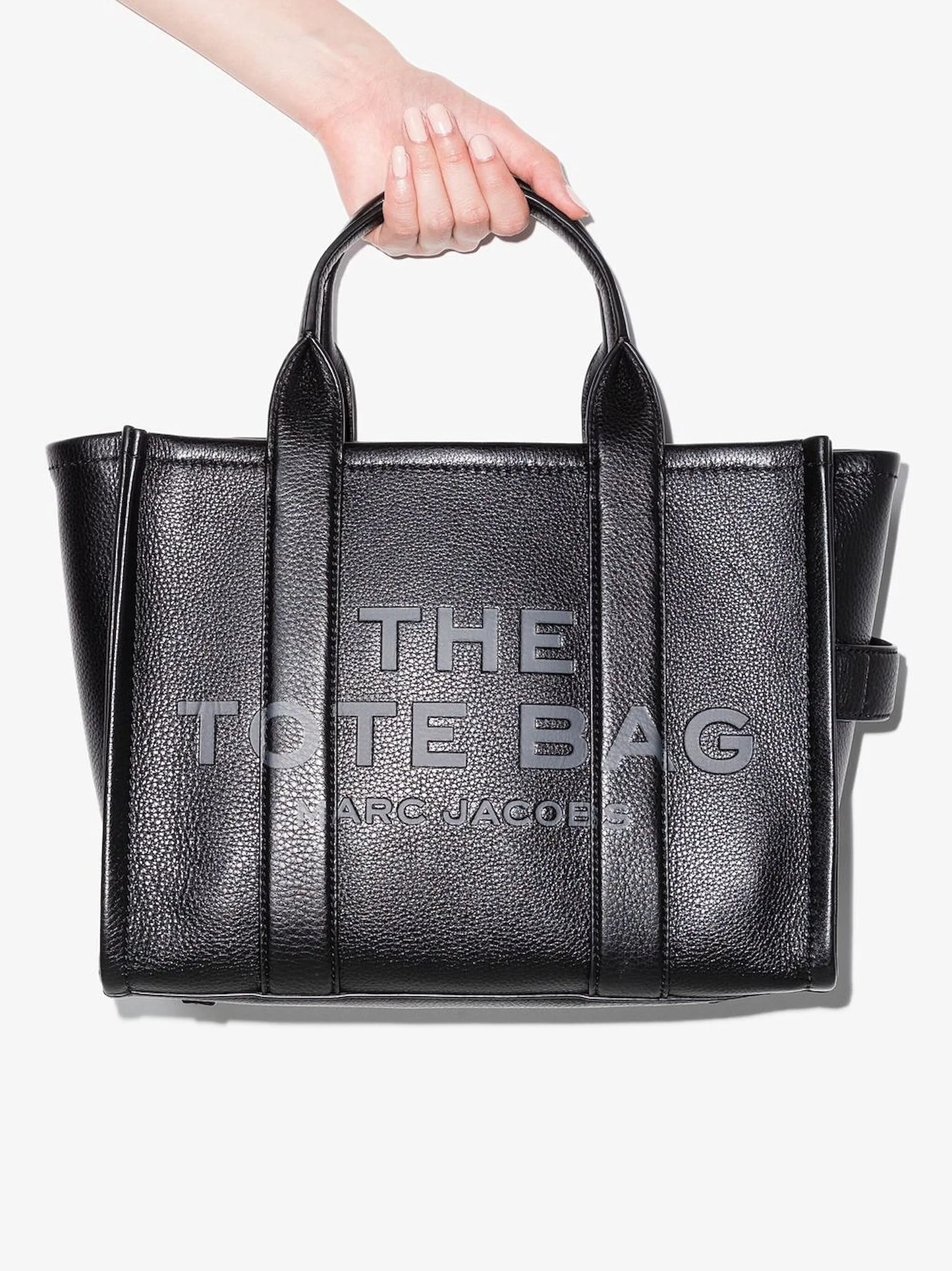 Marc Jacob medium leather tote bag in Black