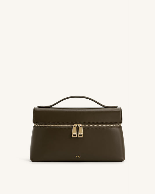 JW PEI Thea Top Handle Bag - Dark Olive