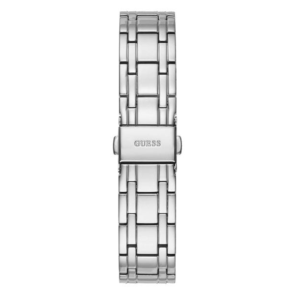 Guess Women’s Quartz Silver Stainless Steel Black Dial 36mm Watch GW0114L1