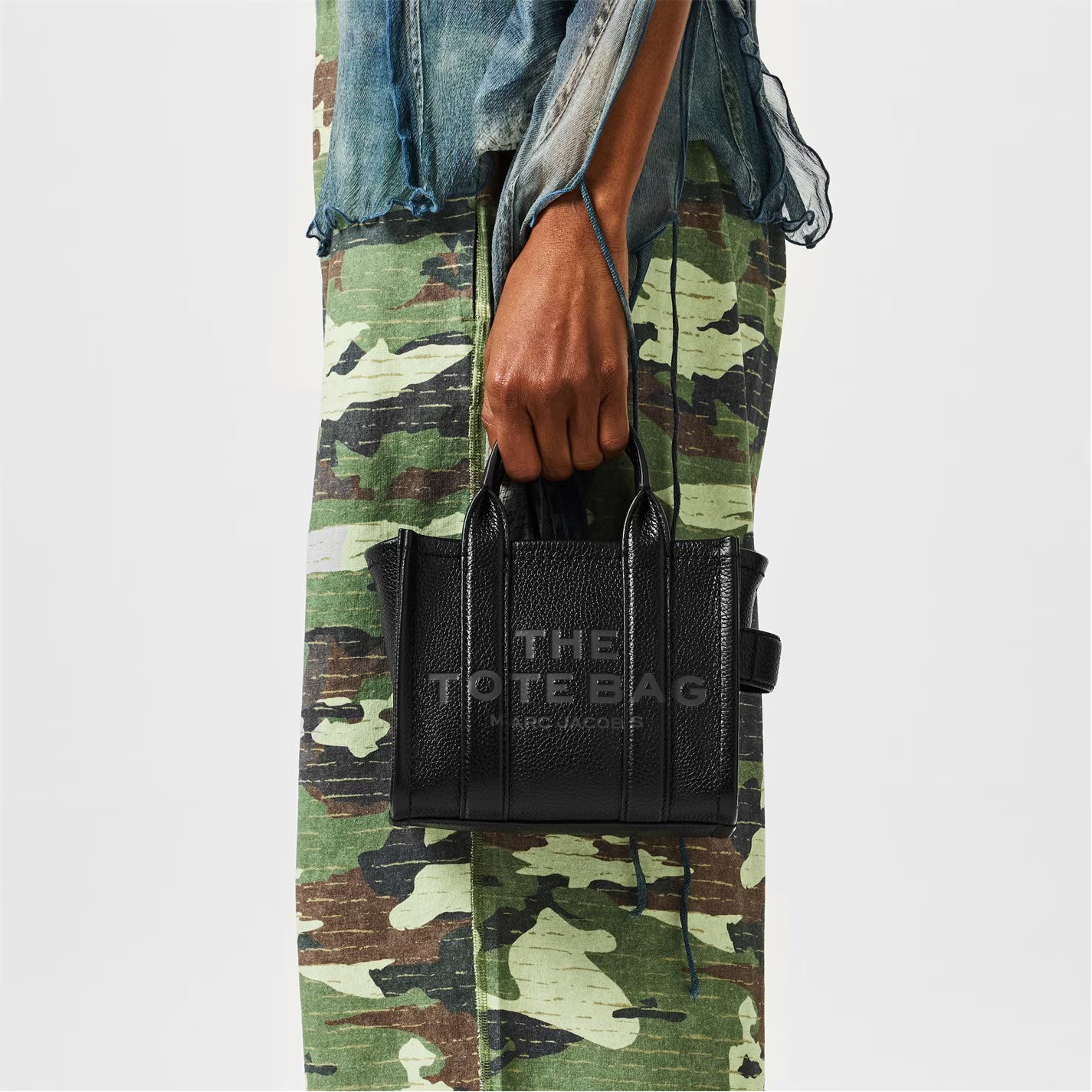 MARC JACOBS Mini Tote Bag in Black