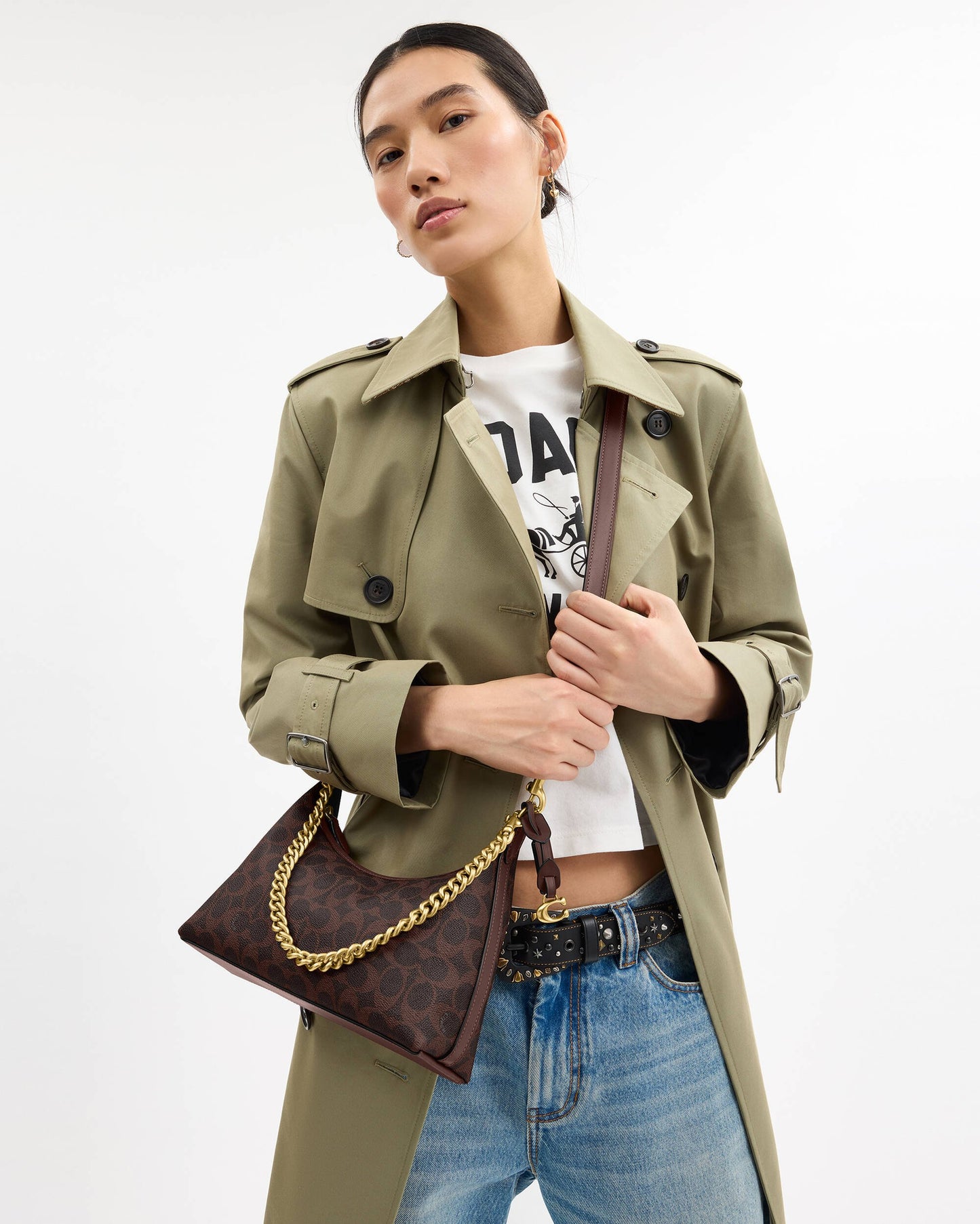 Coach Juliet Shoulder Bag 25 In Signature Canvas
