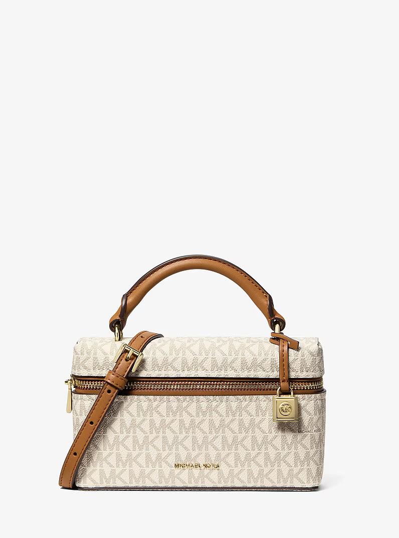 Michael Kos Jana Extra-Small Signature Logo Convertible Crossbody Bag