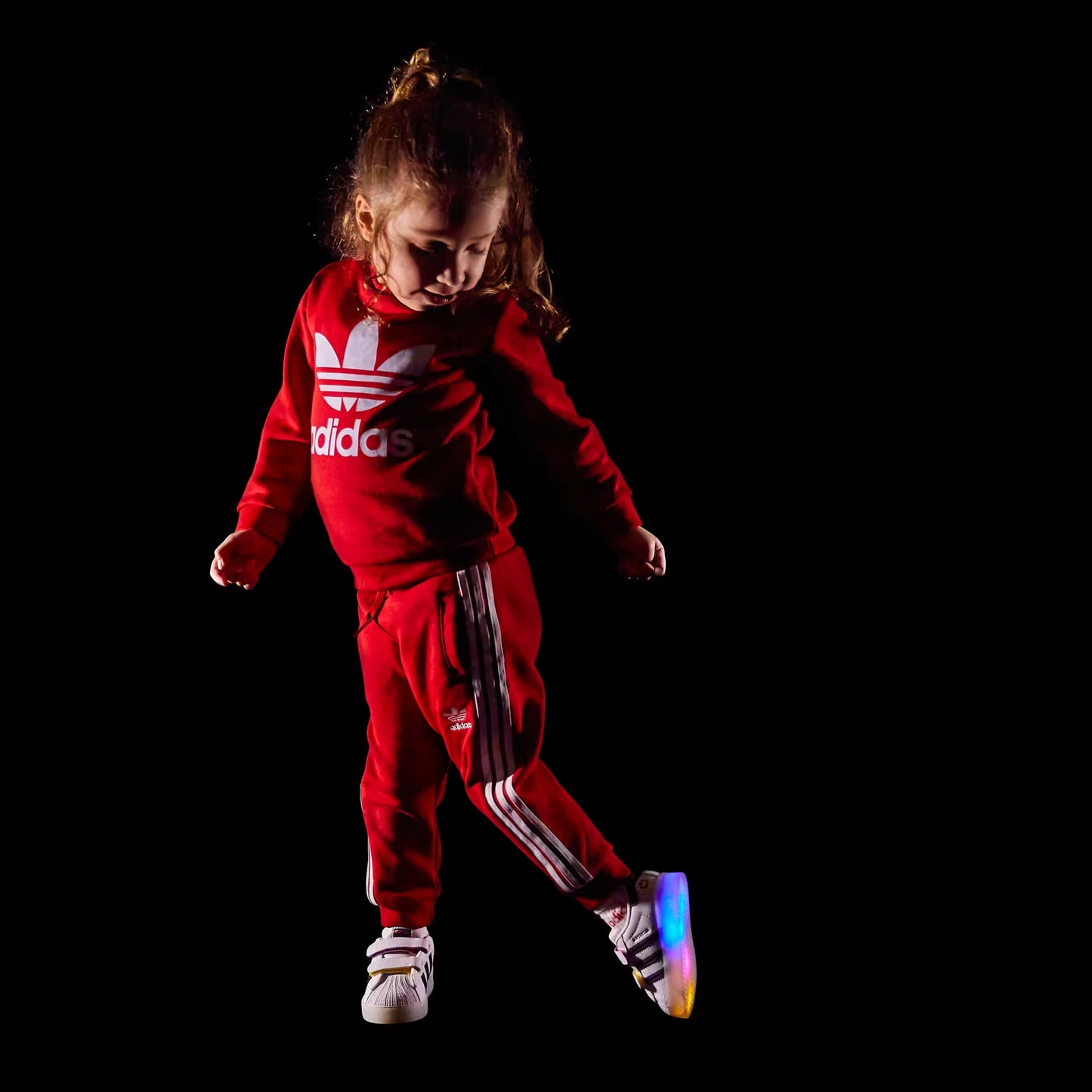 ADIDAS Kids Superstar LED Lights Comfort Closure Shoes