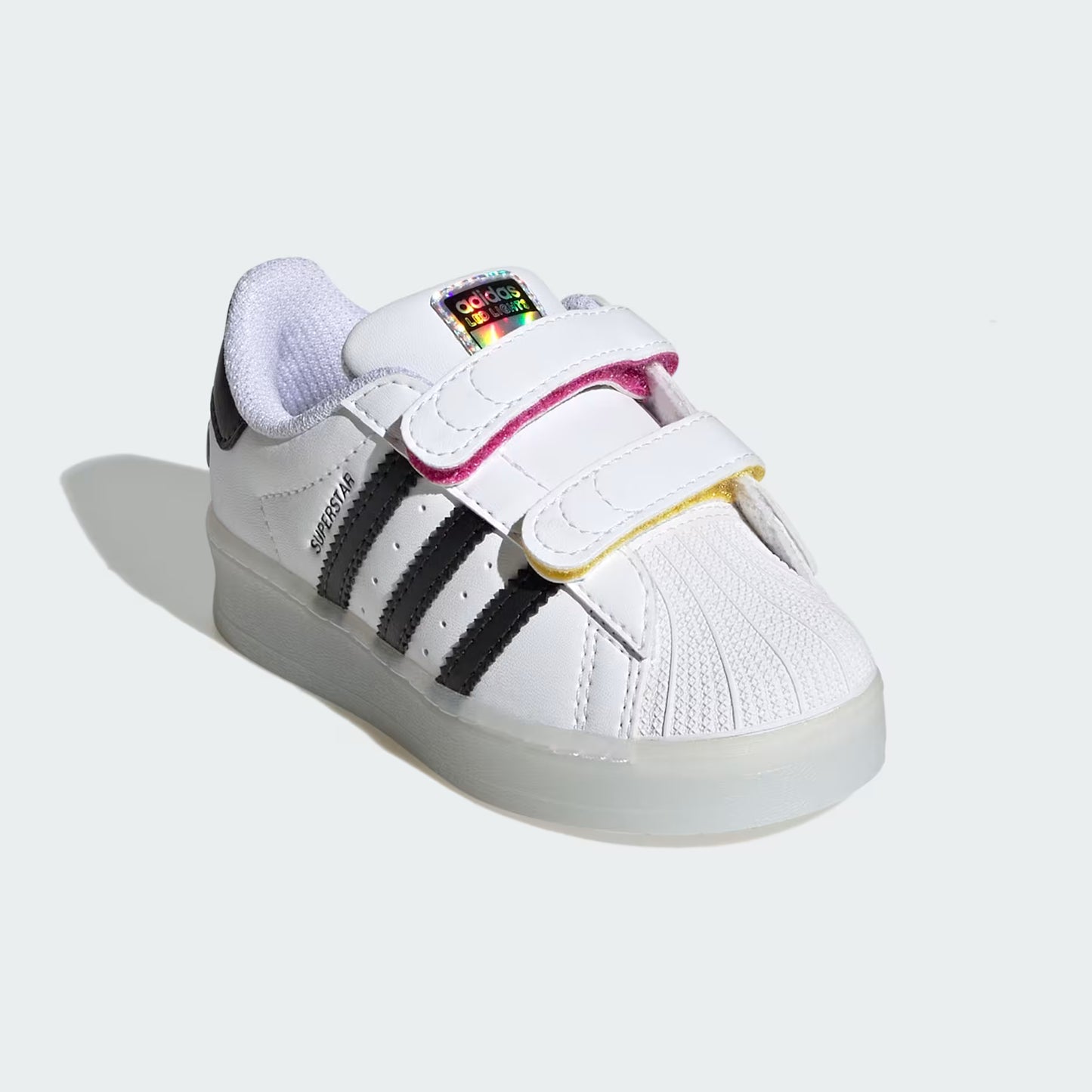 ADIDAS Kids Superstar LED Lights Comfort Closure Shoes