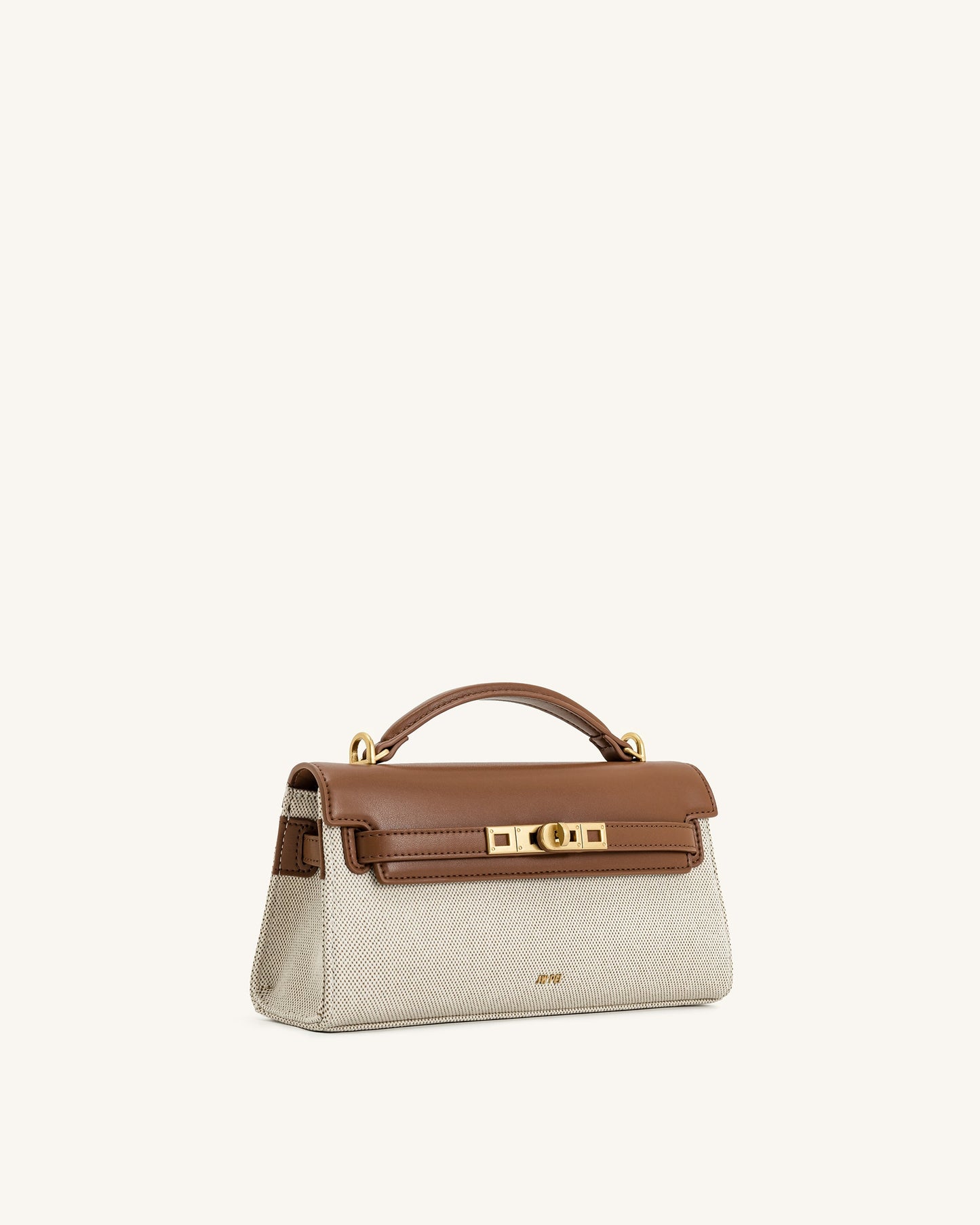 JW PEI Noor Top Handle Bag - Brown Canvas