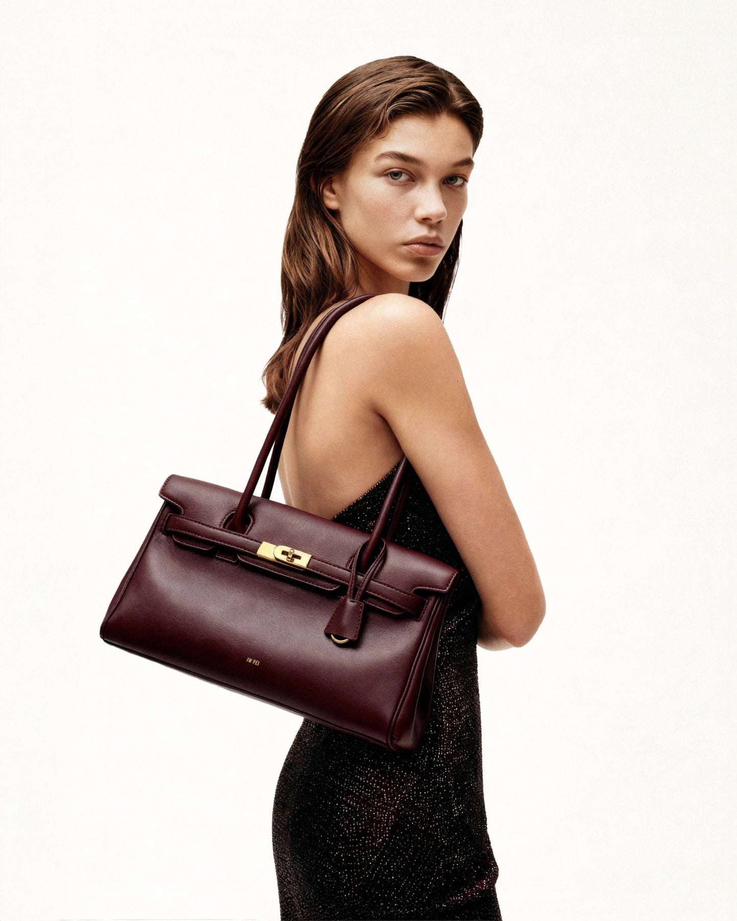 JW PEI Yara Shoulder Bag - Deep Burgundy