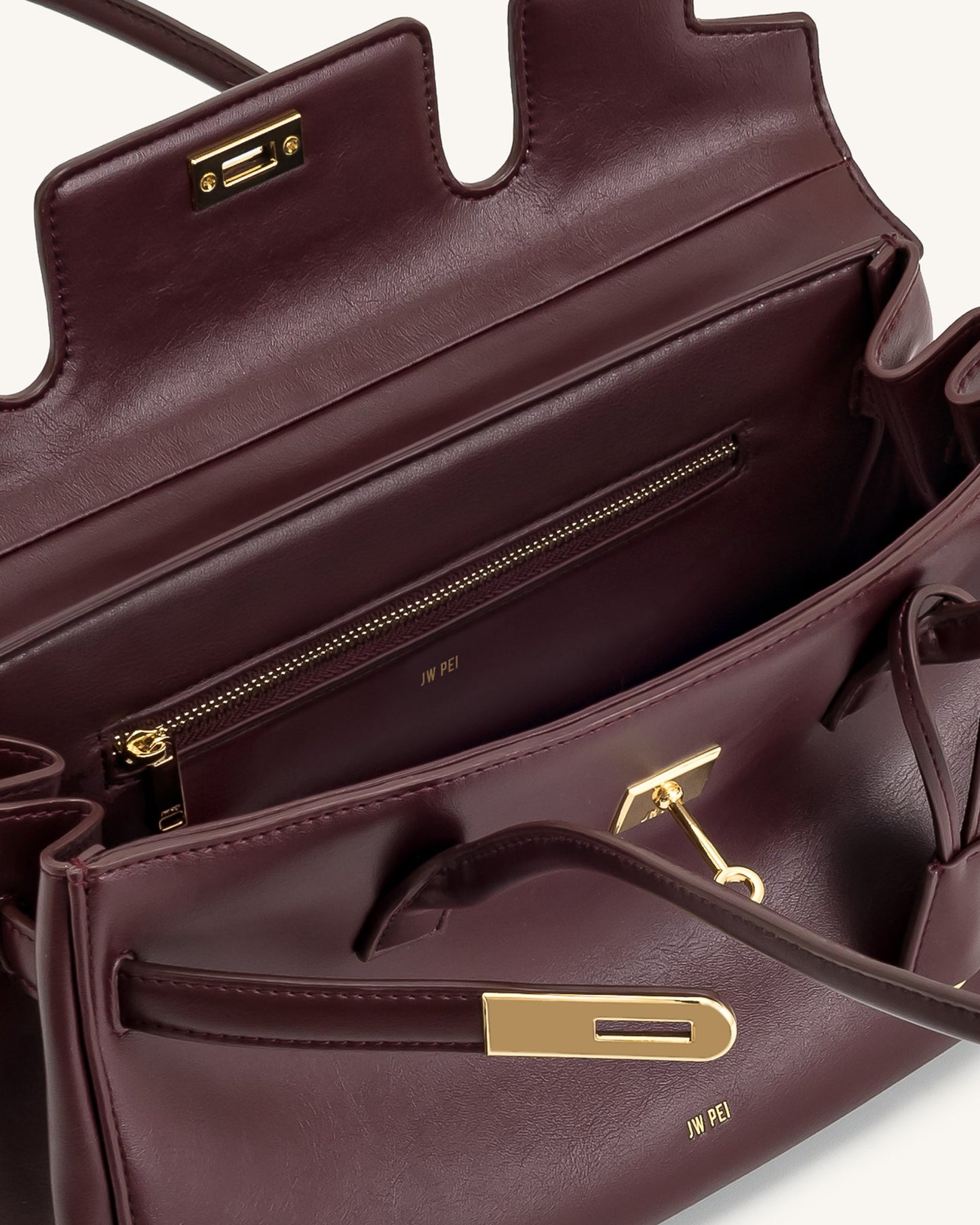 JW PEI Yara Shoulder Bag - Deep Burgundy