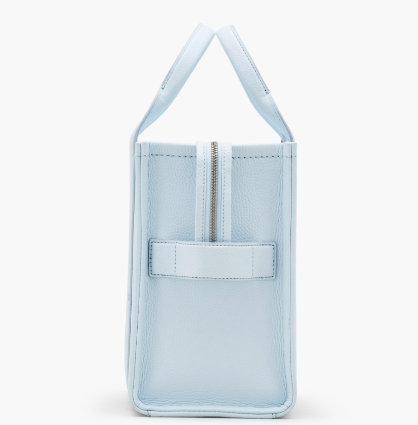 Marc Jacob THE LEATHER MEDIUM TOTE BAG in sky blue