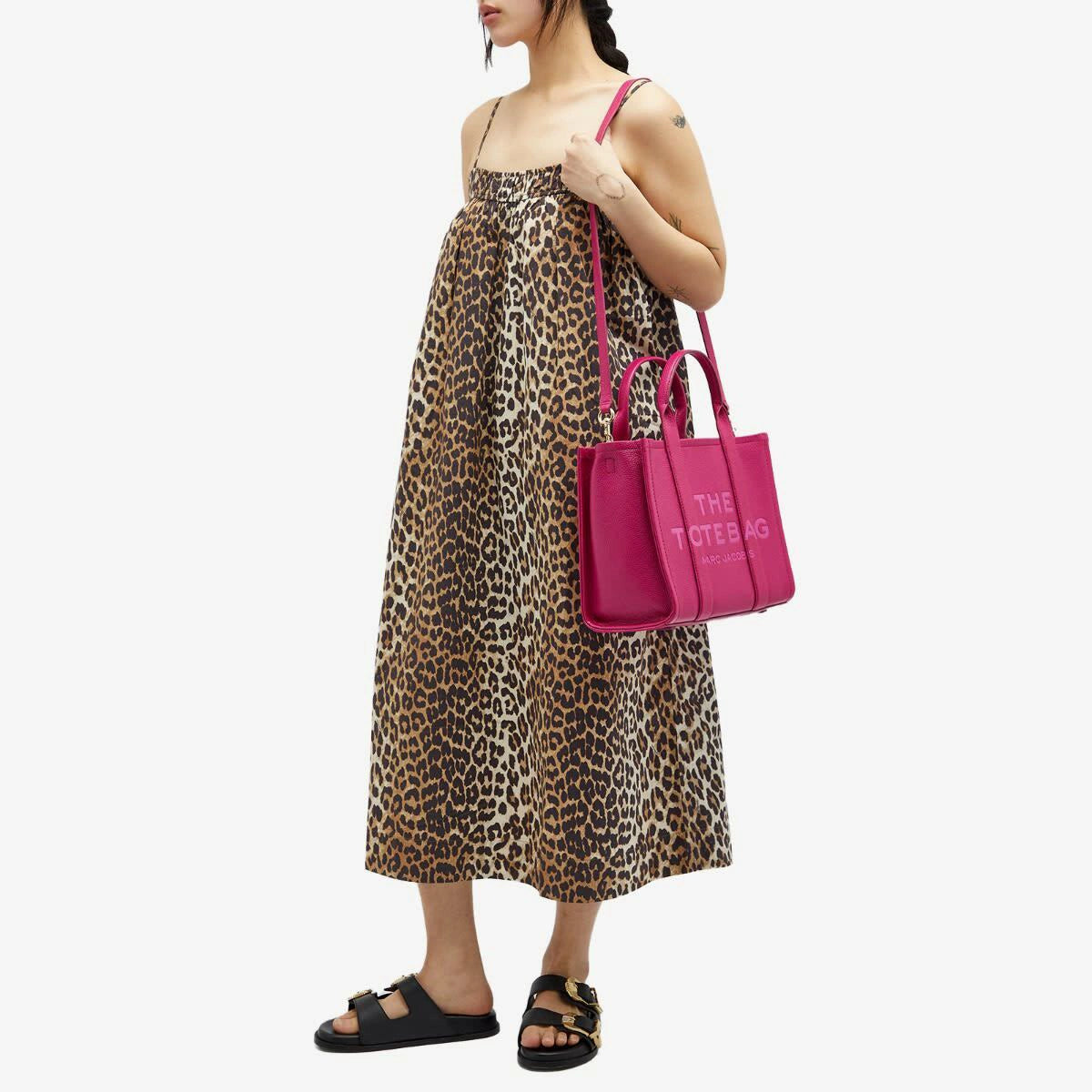 Marc Jacobs Women's The Medium Tote in Lipstick Pink