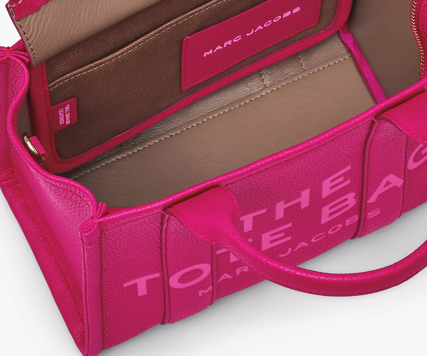 Marc Jacobs The Tote Bag – Leather – Small – Lipstick Pink