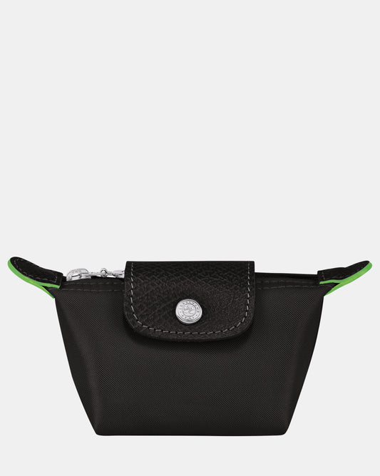 Longchamp Le Pliage Coin Purse All Black