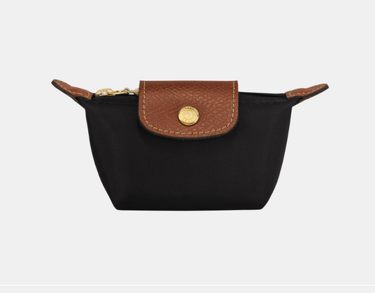 Long Champ Le Pliage Original Coin purse Black