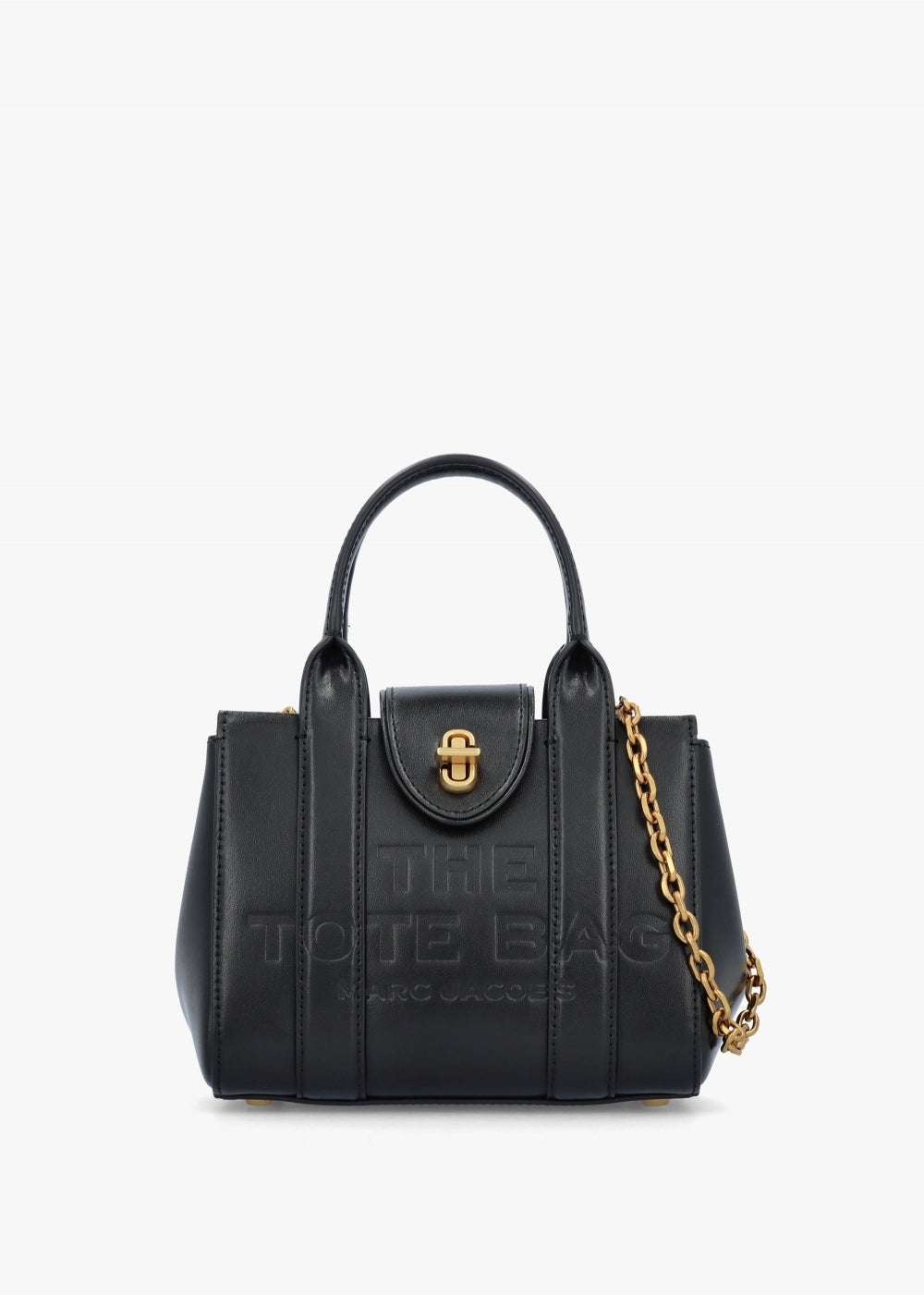 Marc jacob The Turnlock Black Cross-Body Tote Bag
