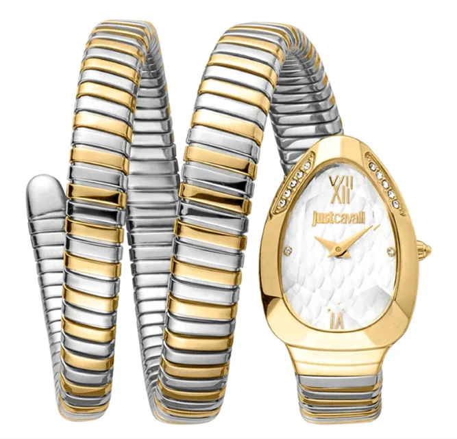 Justcavali White Dial Ladies Watch JC1L224M0065
