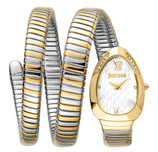 Justcavali White Dial Ladies Watch JC1L224M0065