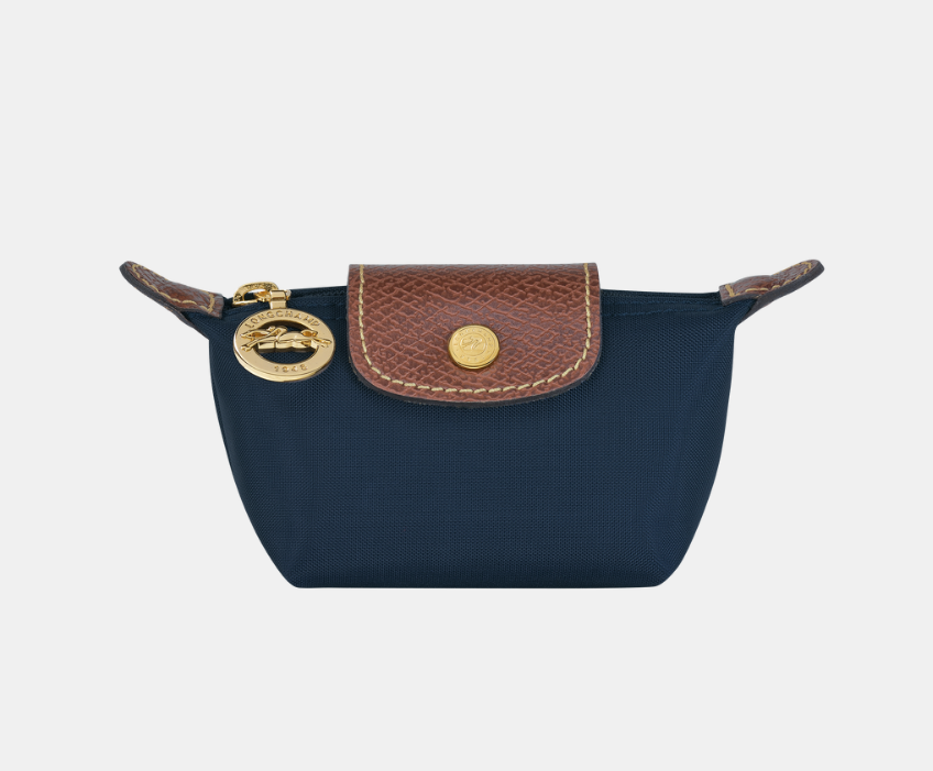 Long Champ Le Pliage Original Coin purse Navy