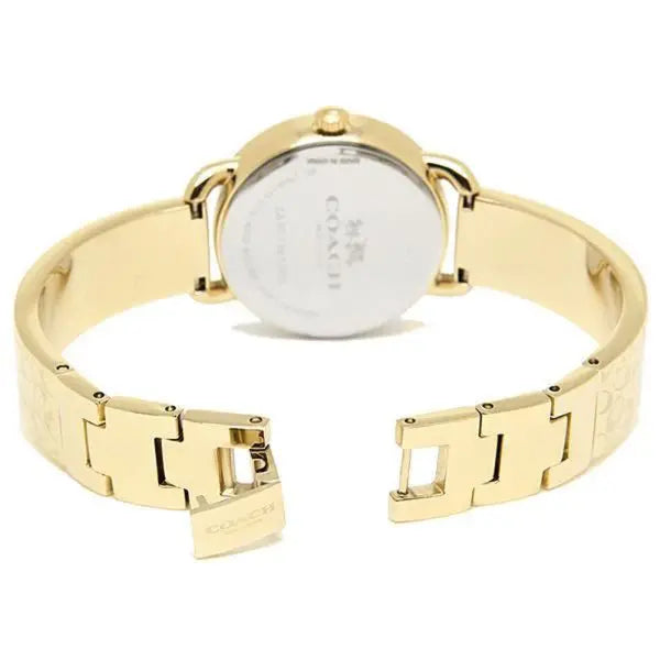 Coach Women’s Quartz Gold Stainless Steel White Dial 28mm Watch 14502354