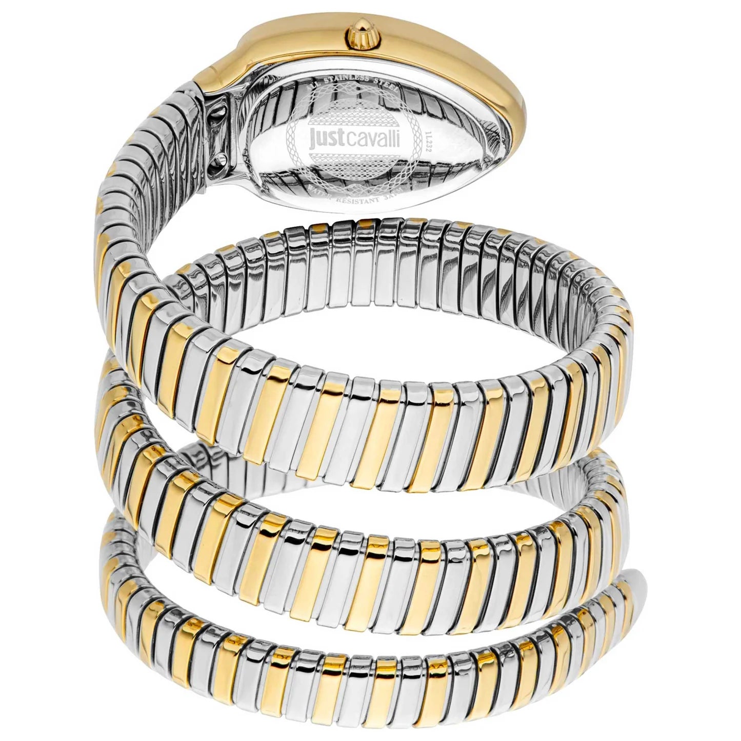 Just Cavalli  Signature Snake Quartz Silver Dial Women's Watch JC1L232M0055