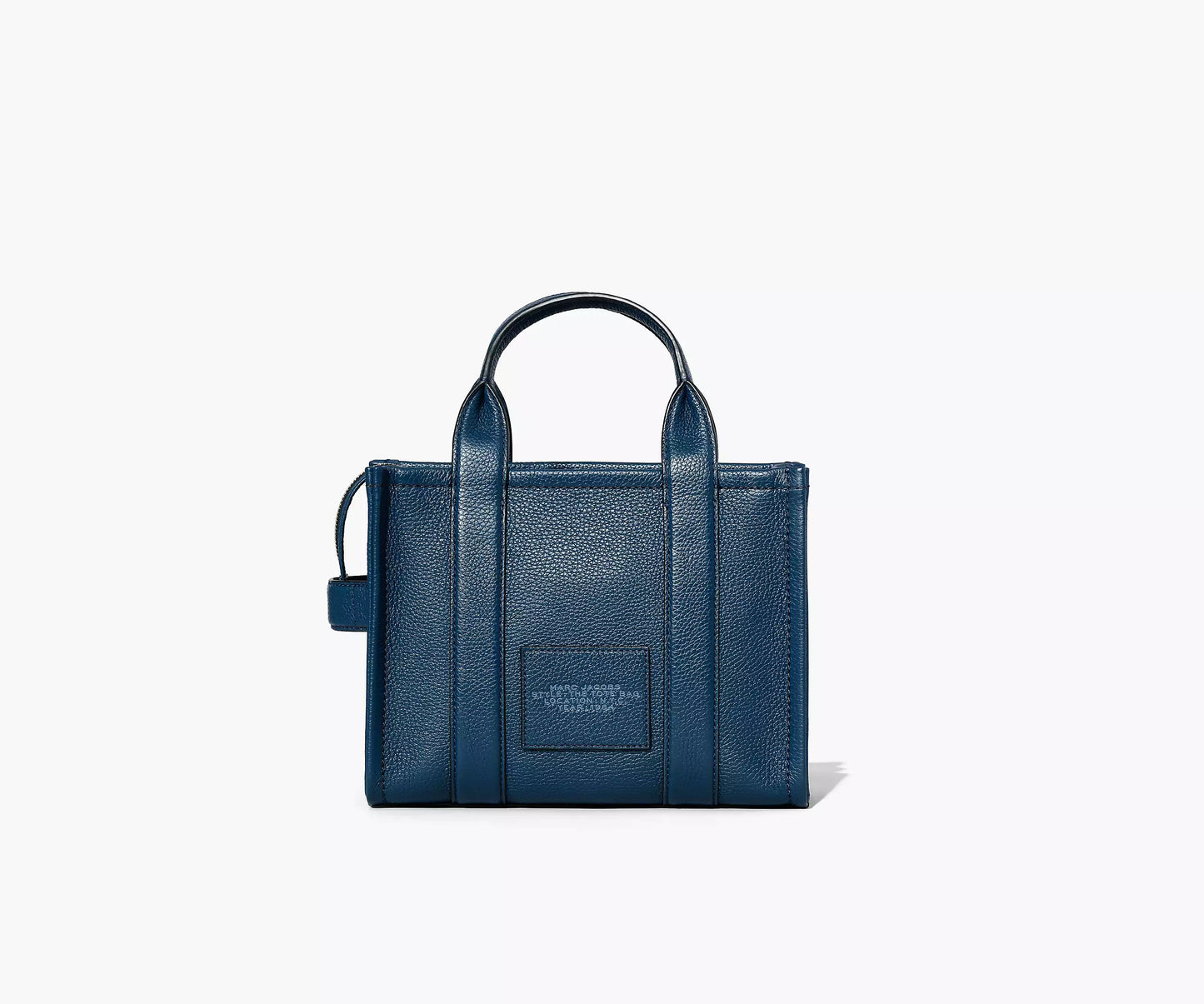 The Marc Jacobs Small Tote Bag Leather Blue Sea