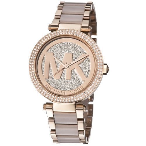 Michael Kors Women’s Quartz Stainless Steel Rose Gold Dial 39mm Watch MK6176