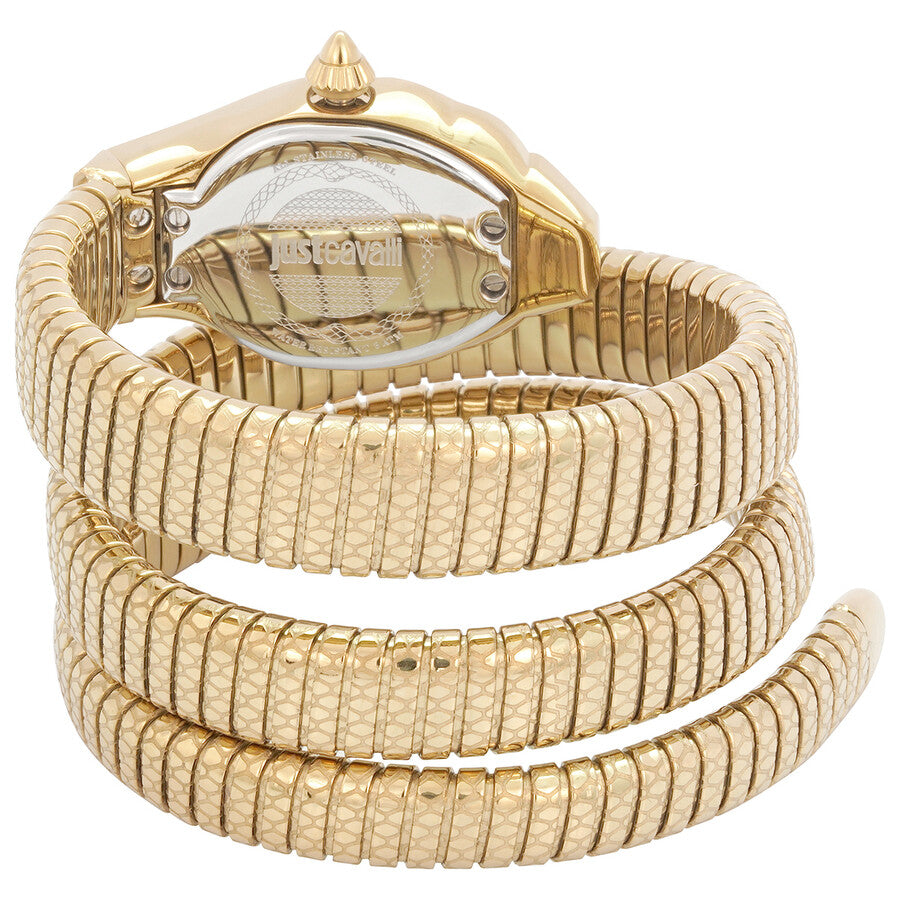 Just Cavalli Glam Chic Snake Gold-tone Dial Ladies Watch JC1L168M0035
