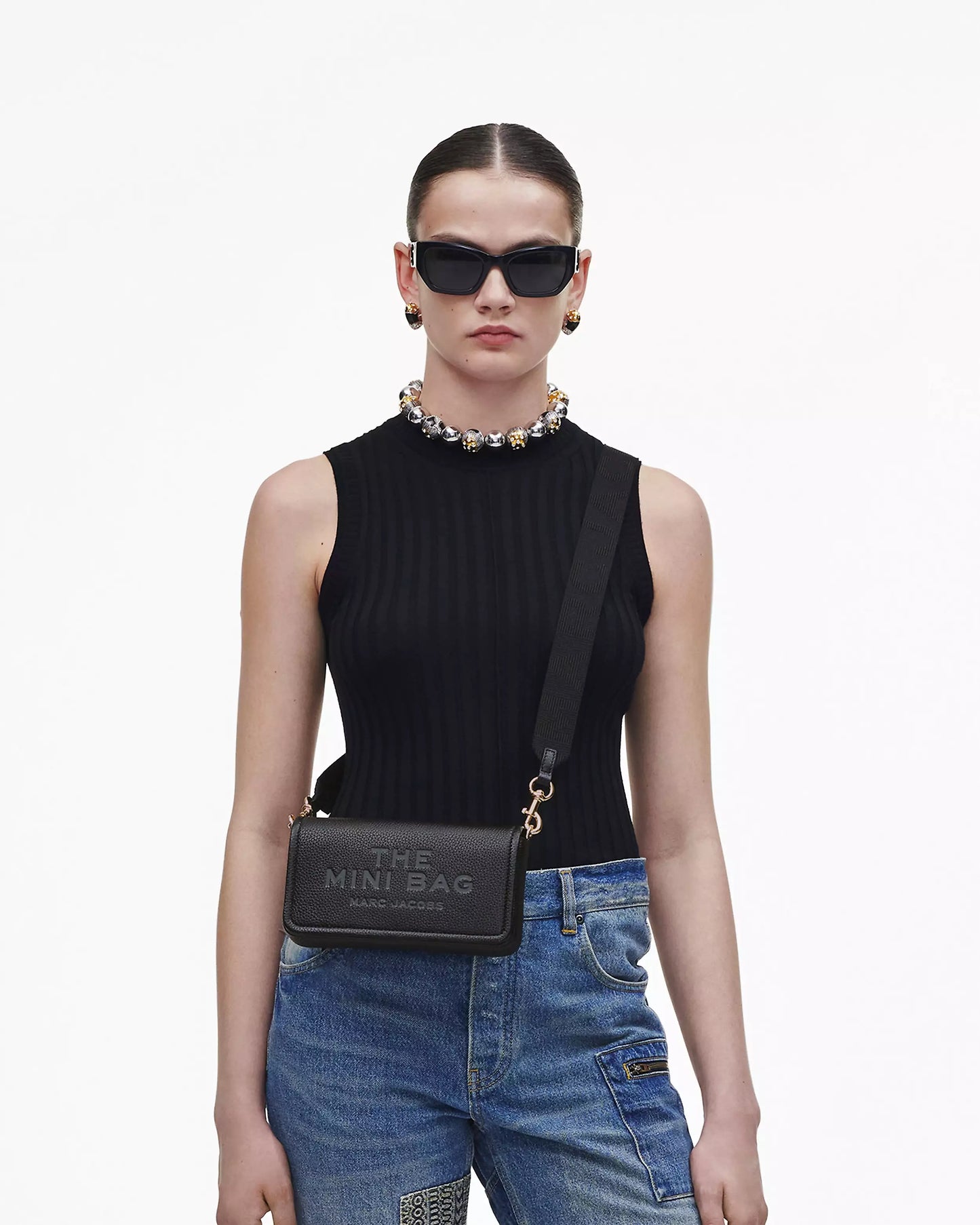 Marc Jacob The Leather Mini Bag in black