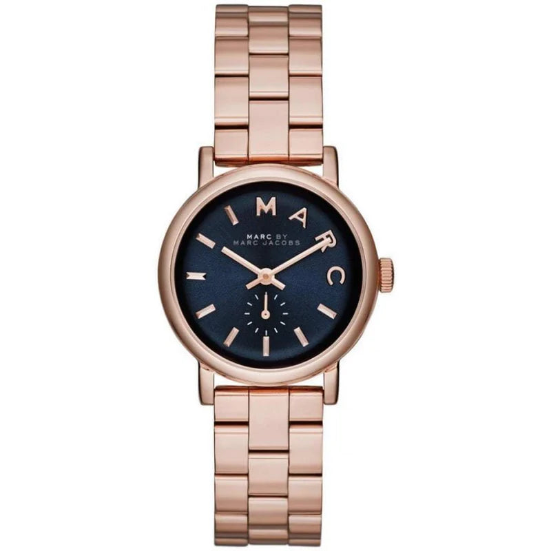 Marc Jacobs Ladies Baker Mini Rose Gold Watch MBM3332