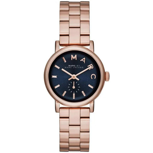 Marc Jacobs Ladies Baker Mini Rose Gold Watch MBM3332