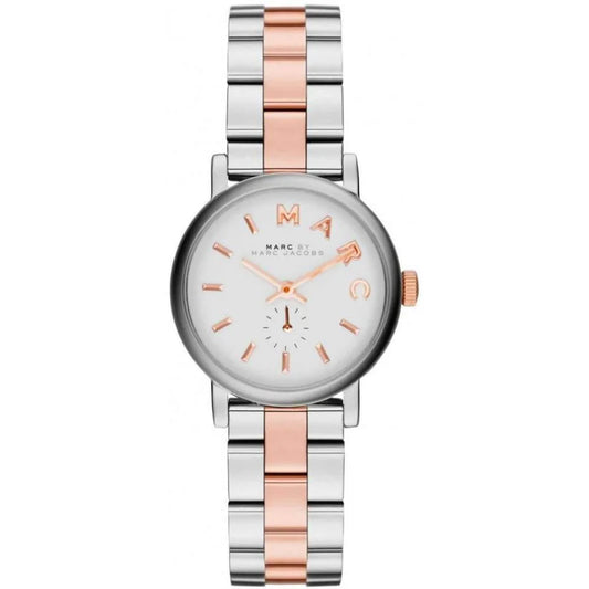 Marc Jacobs Ladies Baker Mini Two-Tone Watch MBM3331