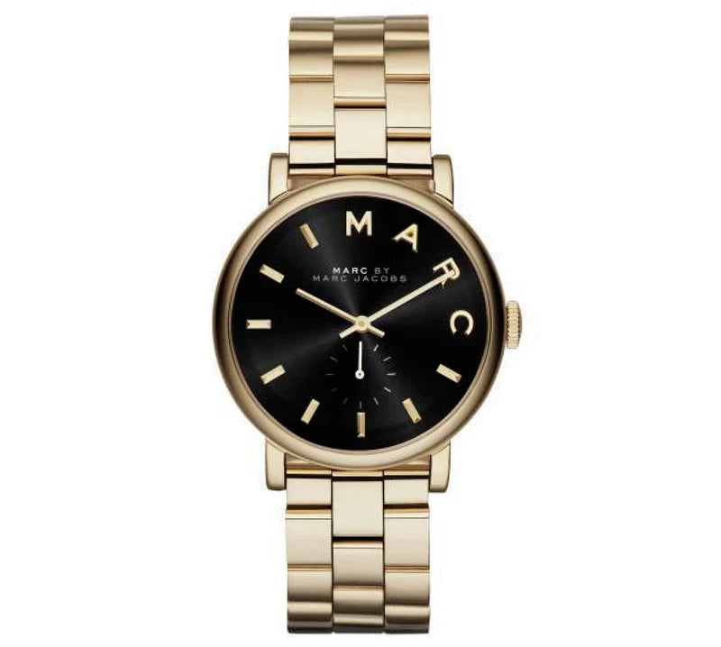 Marc Jacobs Ladies Baker Gold Watch MBM3355