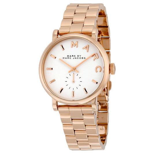 Marc by Marc Jacobs Women’s Quartz Stainless Steel White Dial 36mm Watch MBM3244