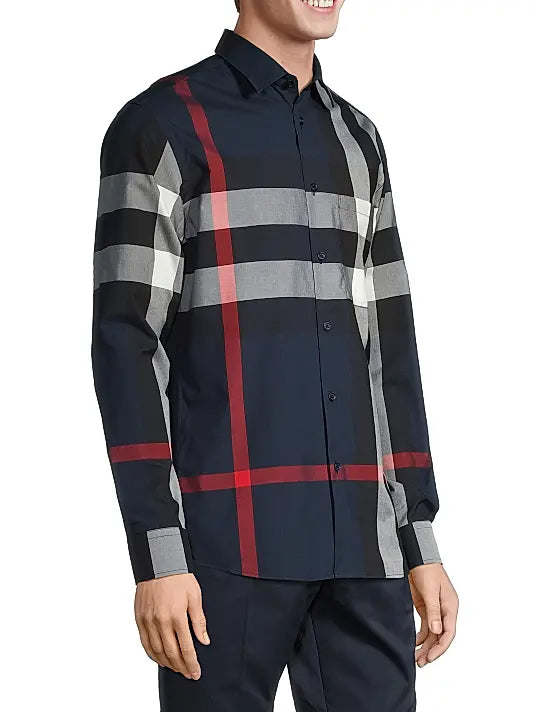 Burberry  Summerton Check Button-Front Shirt