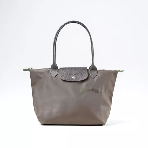 LONGCHAMP LE PLIAGE CLUB LONG HANDLE TERRE TAUPE TOP HANDLE BAG MEDIUM