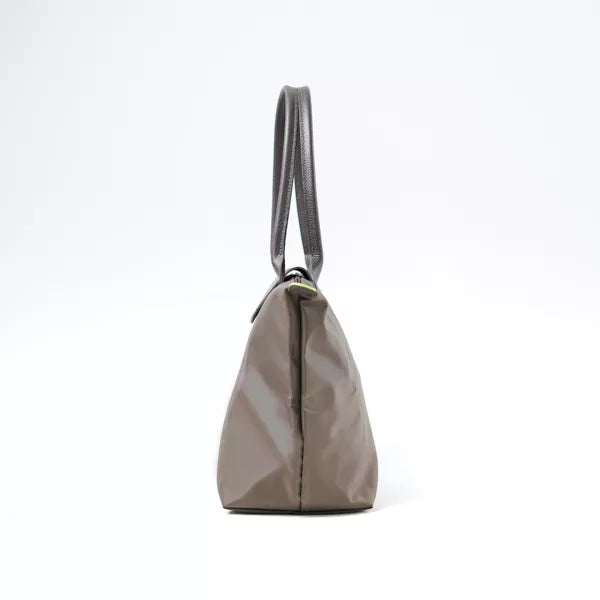 LONGCHAMP LE PLIAGE CLUB LONG HANDLE TERRE TAUPE TOP HANDLE BAG MEDIUM